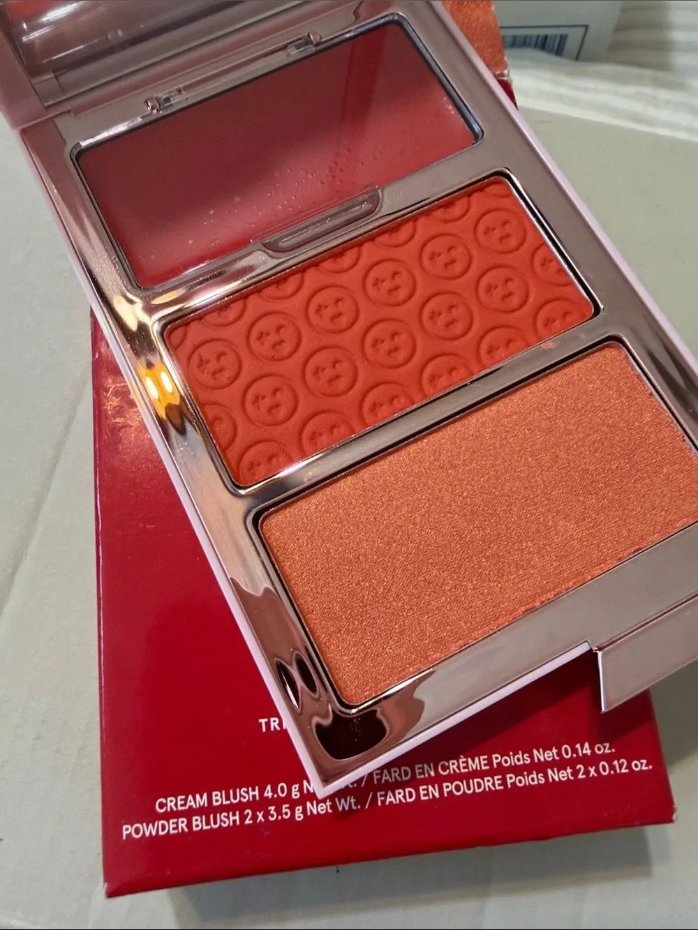 NIB ✅ ONE/SIZE #FIRE STARTER Patrick Starr Cheek Clapper 3D Blush Trio Palette